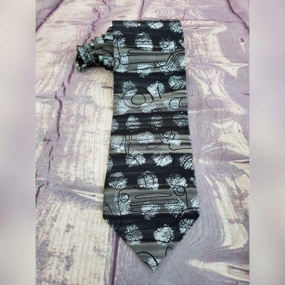 Grateful Dead Mens Silk Tie Truckin' 5th Set